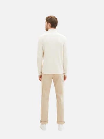 TOM TAILOR Regular Chino Pants in Beige