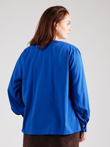 Camicia da donna 'CARSTUDDINA' di ONLY Carmakoma in blu