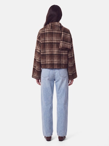 PIECES Jacke 'AMALIA ' in Braun