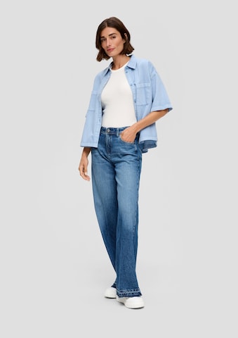 s.Oliver Wide Leg Jeans 'Suri' in Blau