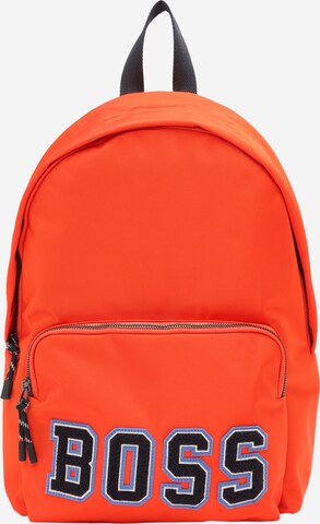 BOSS Black - Mochila 'Catch 2.0' em laranja