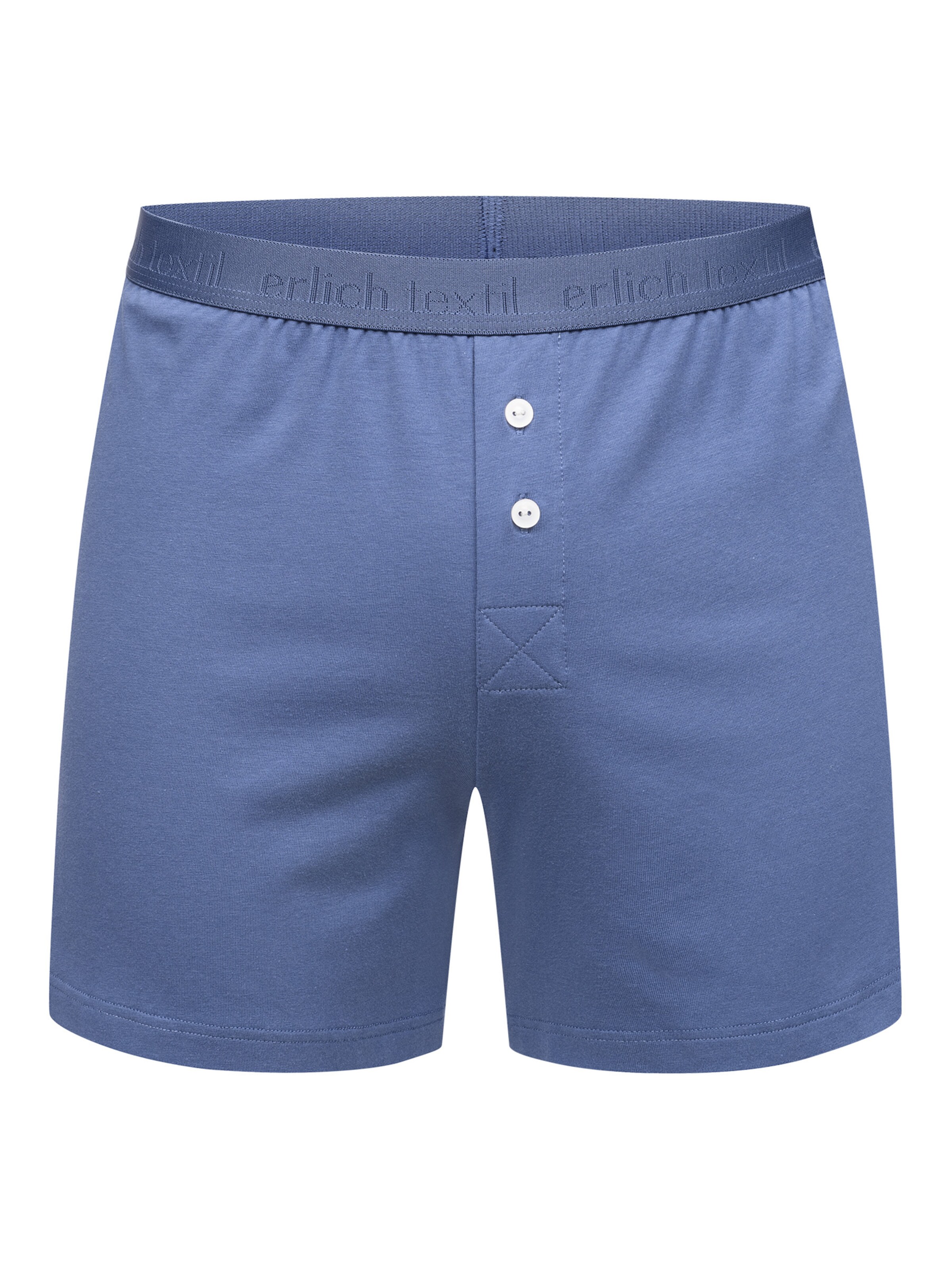 Erlich Textil - Boxers em azul: frente