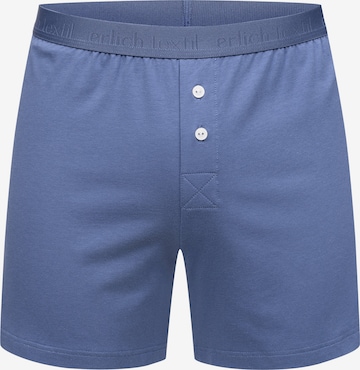 Erlich Textil Boxershorts in Blauw: voorkant