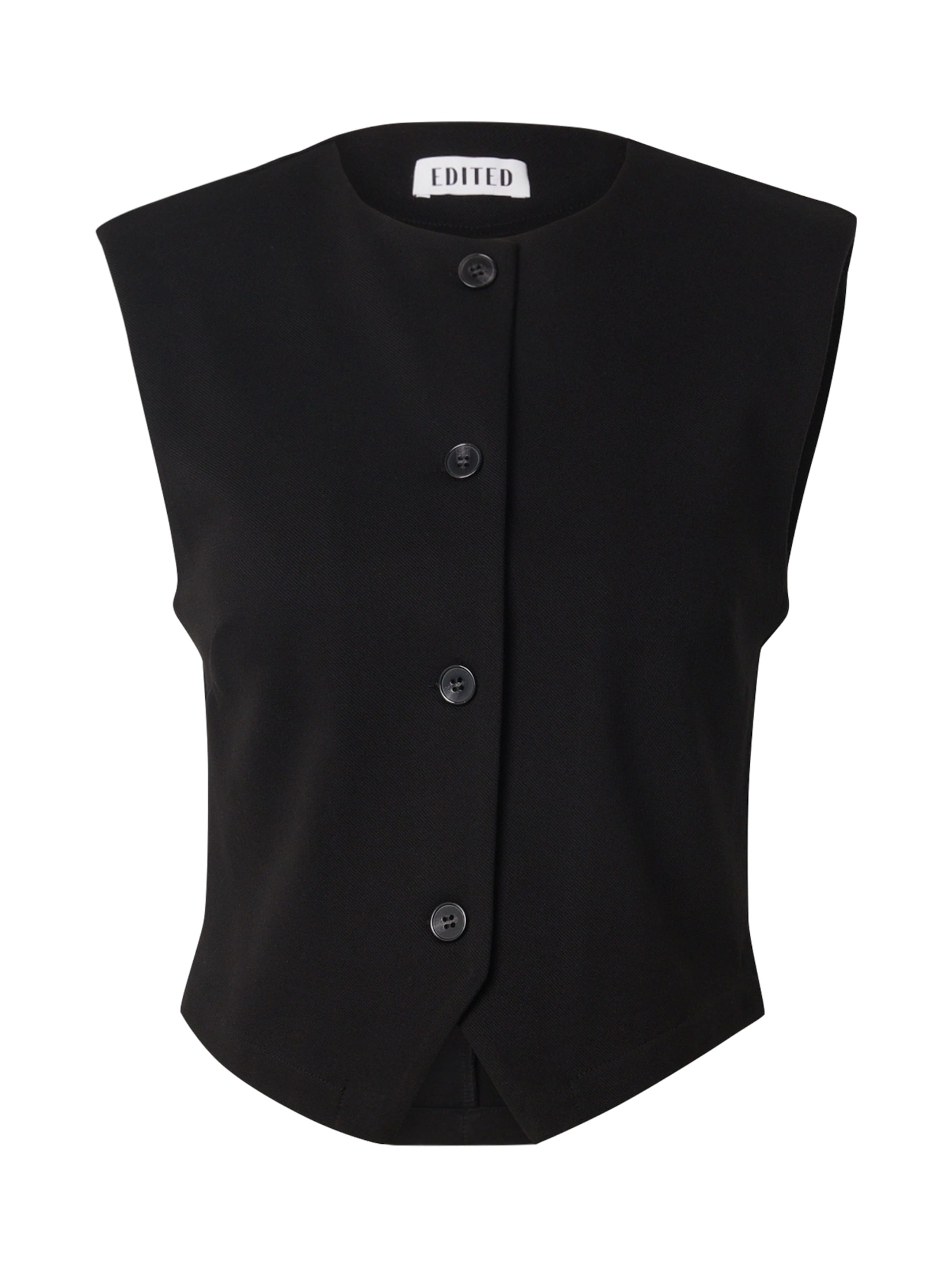EDITED Vest 'Dorit' in Black: front