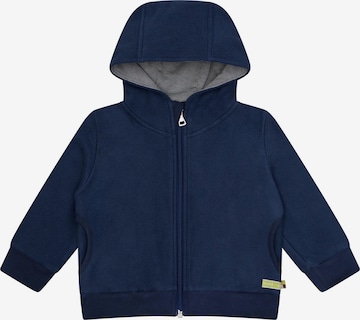 loud + proud Fleece Jacket in Blue: front