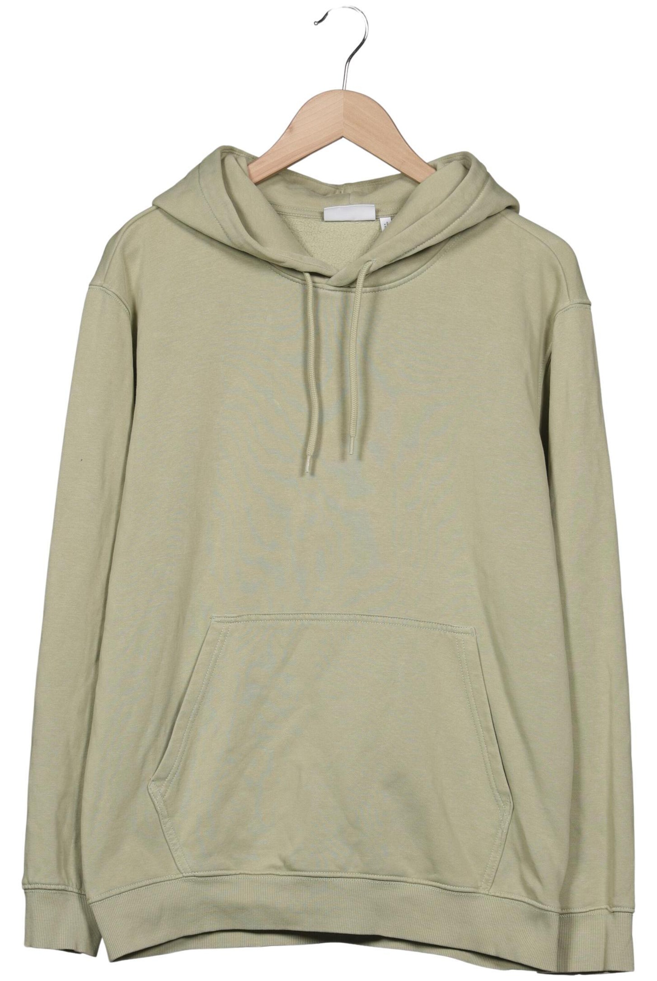 WEEKDAY Sweatshirt & Zip-Up Hoodie in M in Green: front