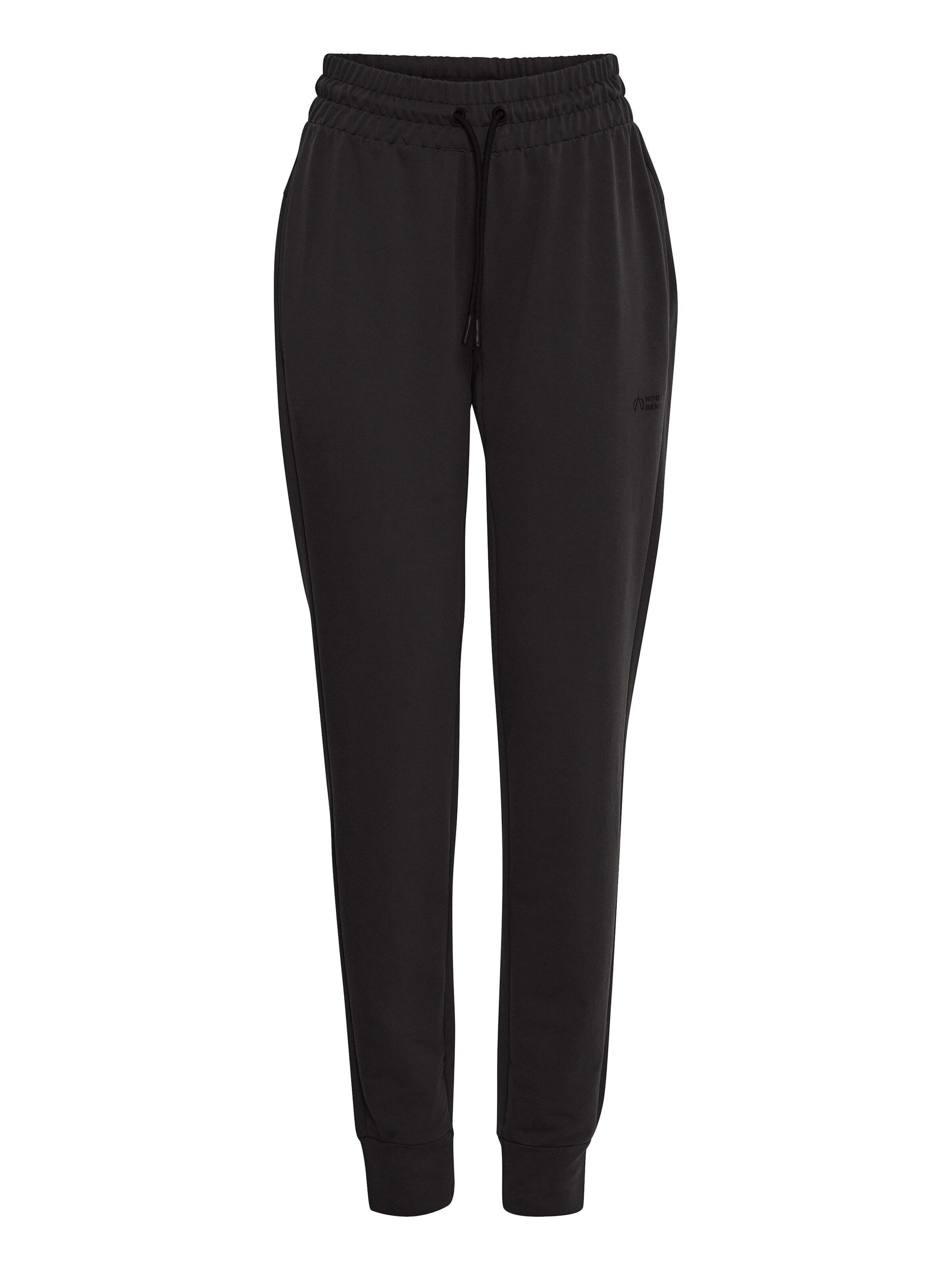 North Bend - Tapered Pantalón 'Braida' en negro: frente