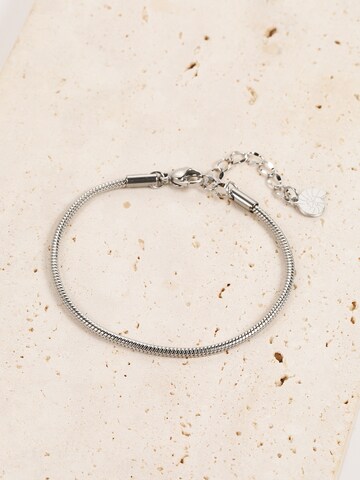 Hey Happiness Armband 'Vexa'‌ in Silber