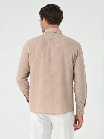 Antioch Regular fit Button Up Shirt in Beige