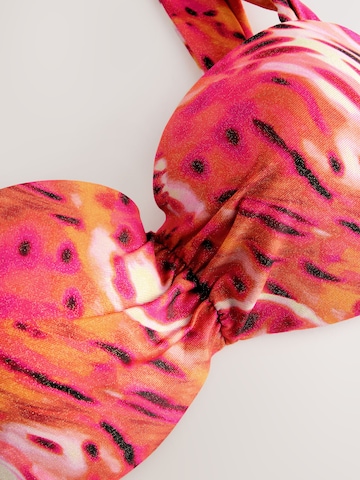 rozā Next Bandeau Bikini augšdaļa