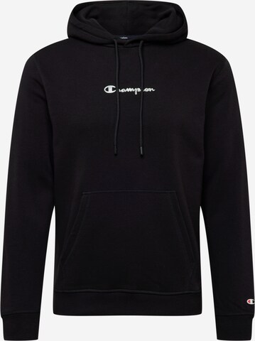 Champion Authentic Athletic Apparel Sweatshirt in Black: front