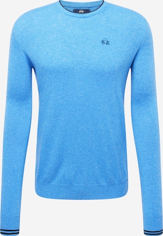 La Martina - Pullover em azul: frente