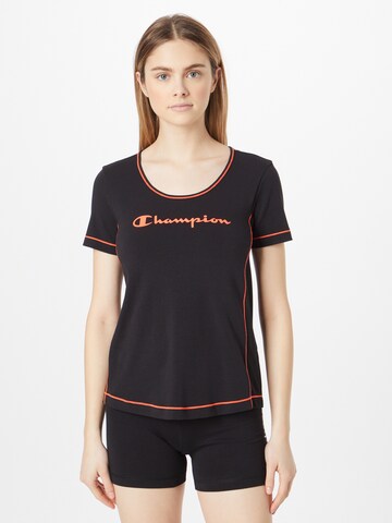 T-shirt fonctionnel Champion Authentic Athletic Apparel en noir : devant