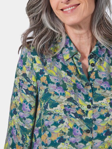 Goldner Blouse in Groen