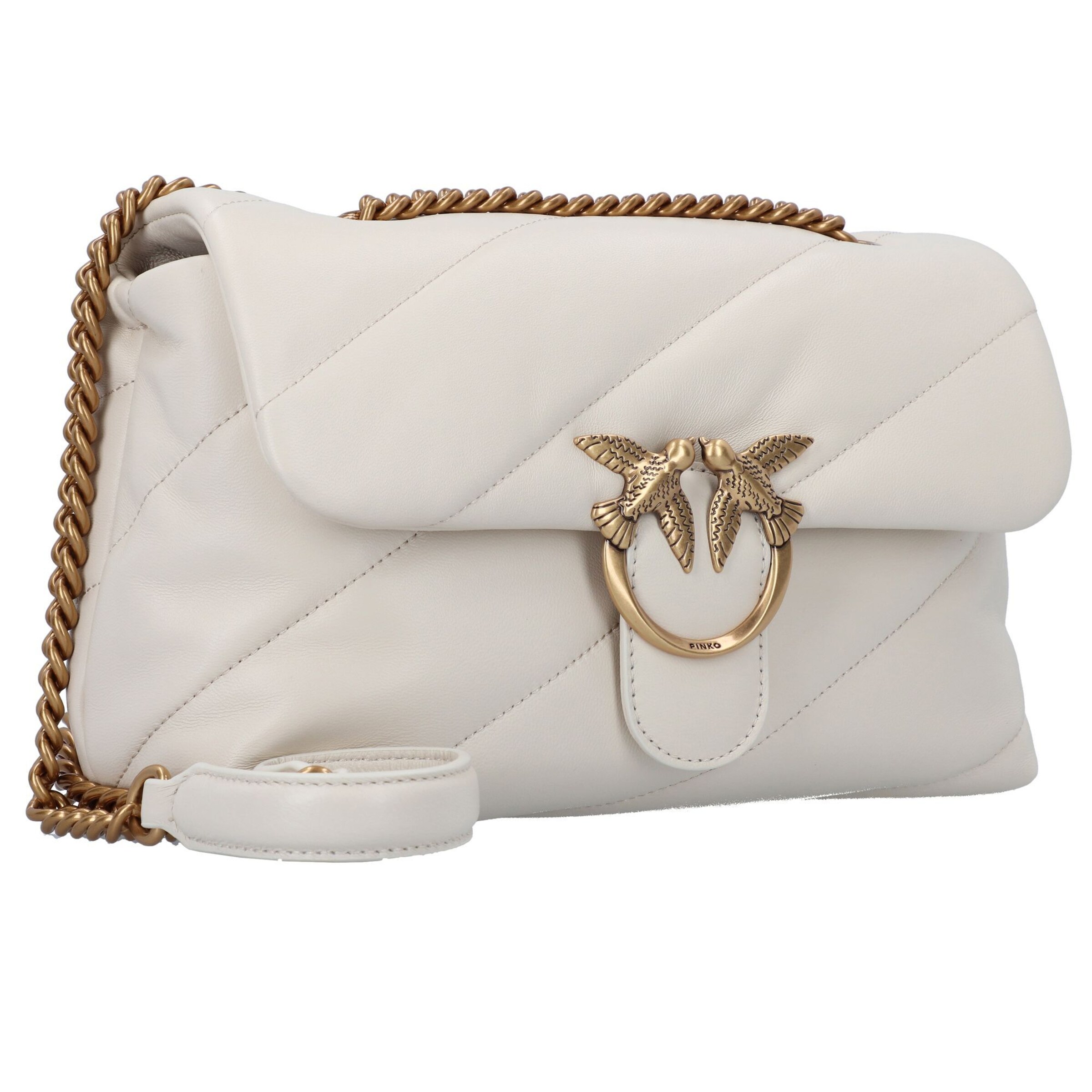 Borsa a tracolla 'Love Classic' di PINKO in bianco