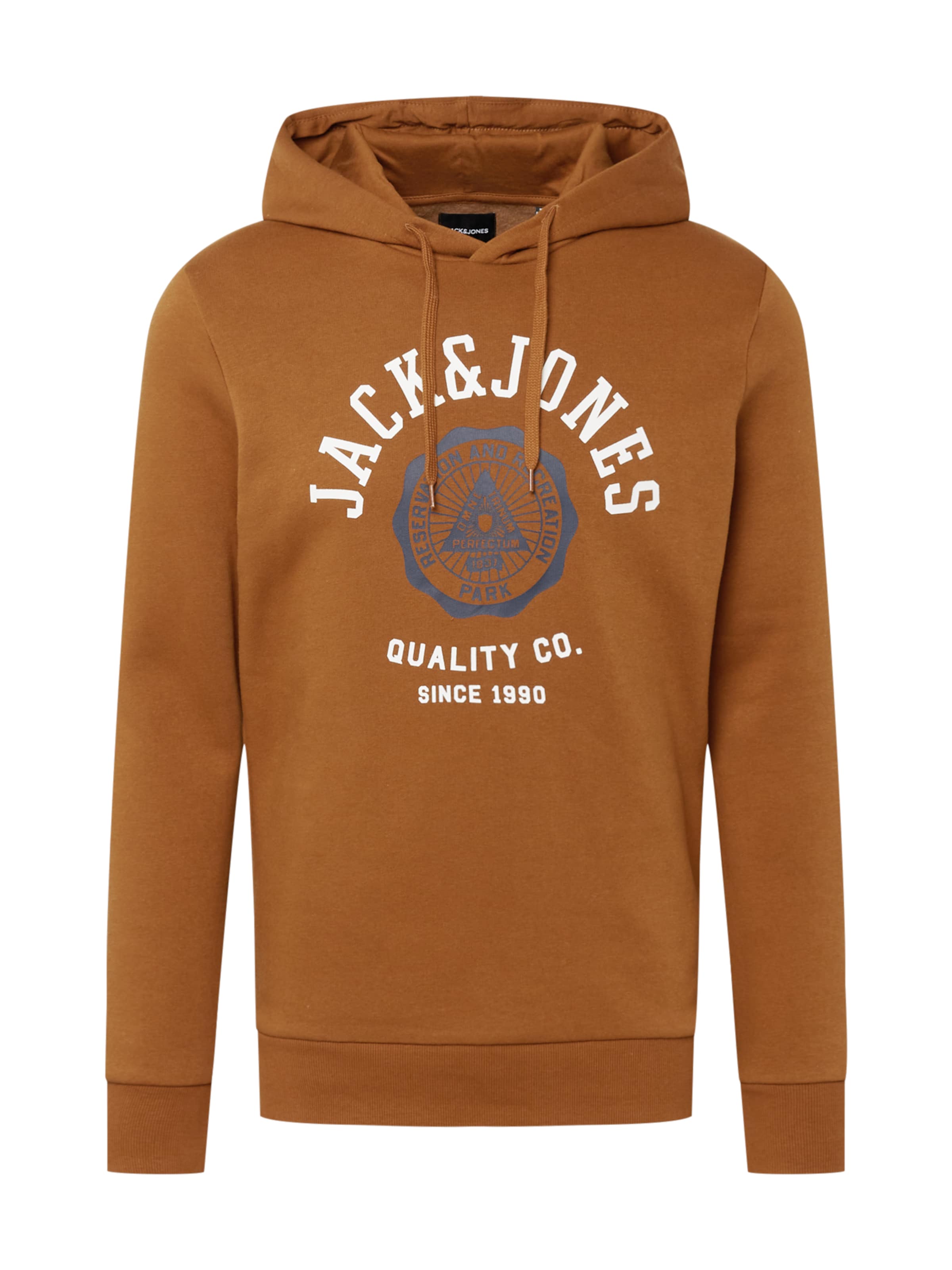 JACK & JONES Sweatshirt in Brown: front