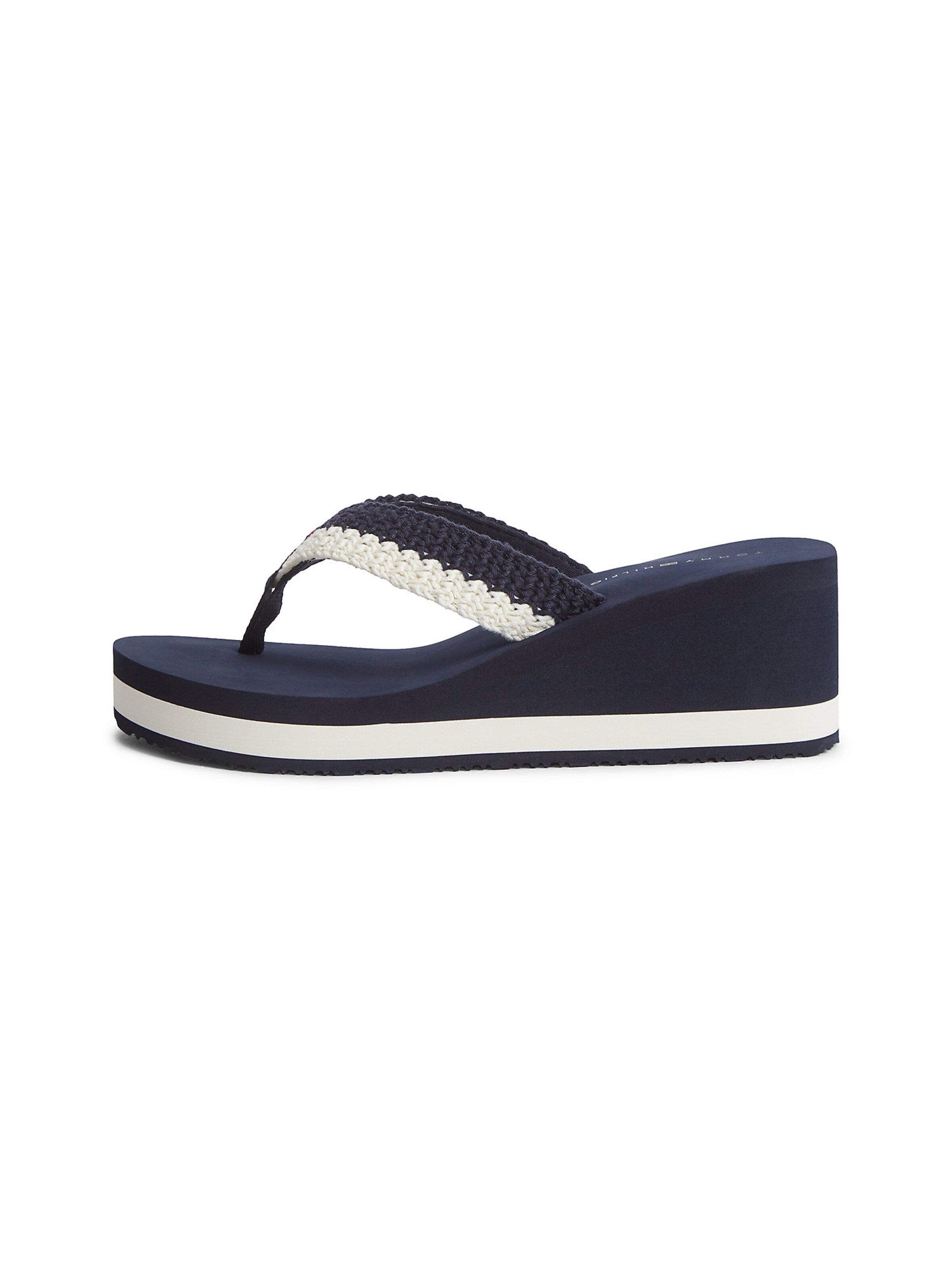 TOMMY HILFIGER Teenslipper in Blauw: voorkant