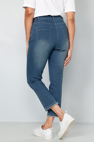 Coupe slim Jean MIAMODA en bleu