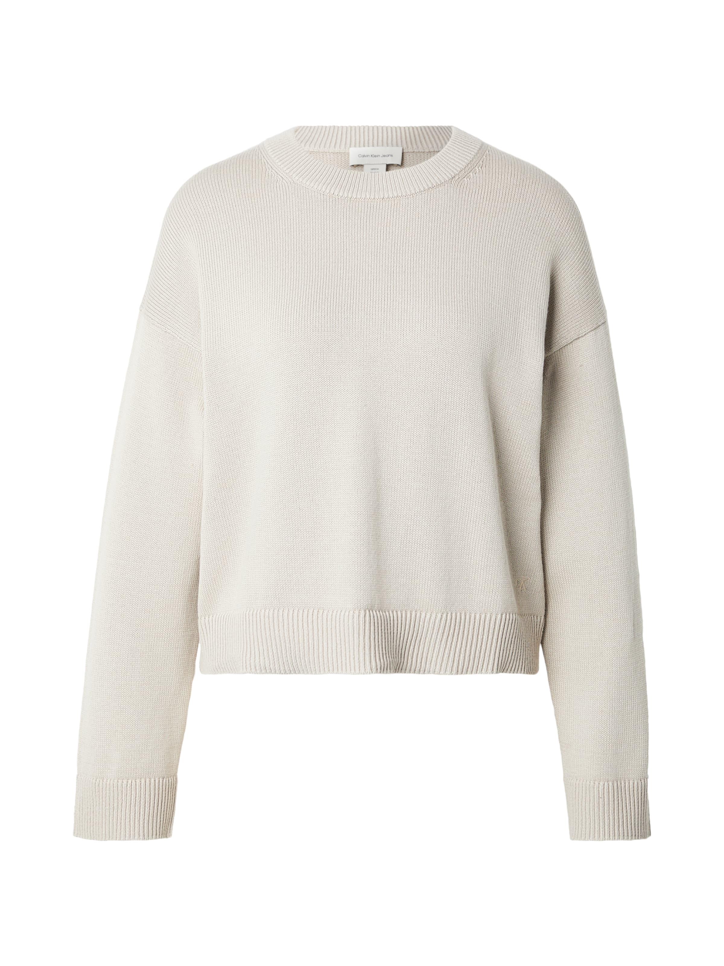 Calvin Klein Jeans Trui in Bruin: voorkant