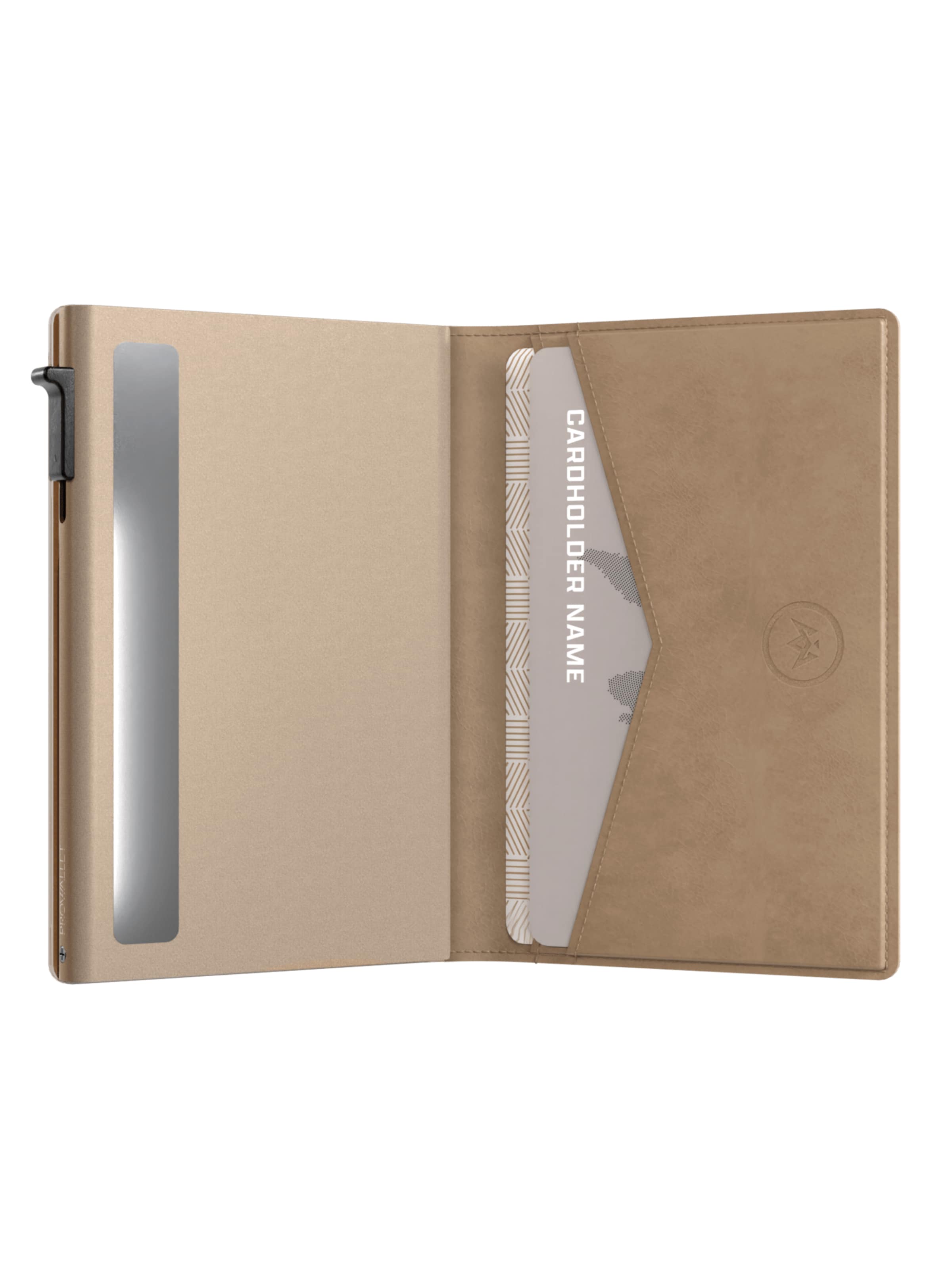 Porte-monnaies 'Pasjeshouder Slim' Prowallet en beige