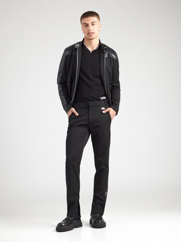 Karl Lagerfeldregular Chino hlače - crna boja