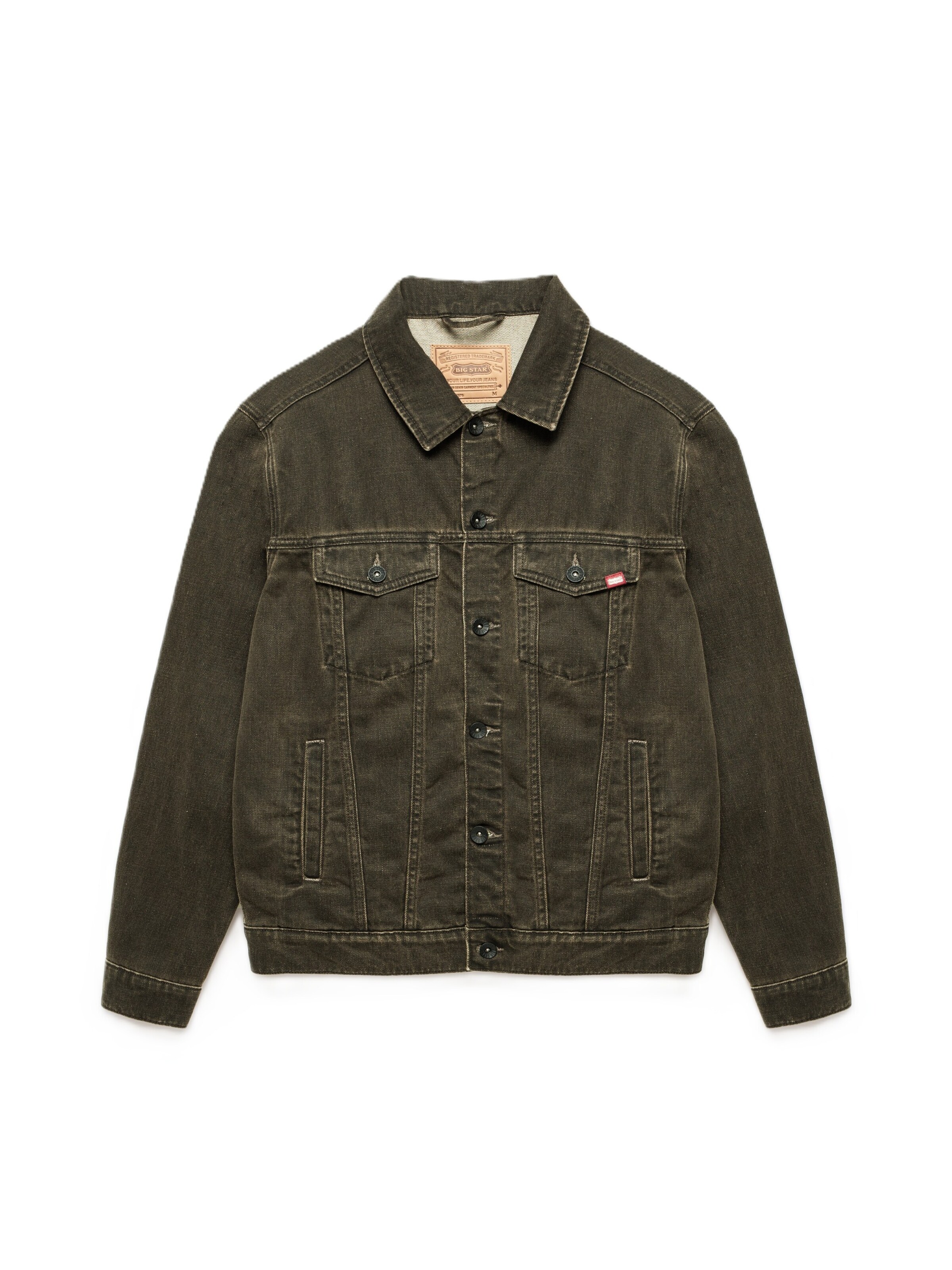 BIG STAR Jacke 'Charlie' in Braun: Vorderseite