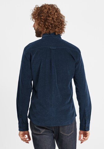 BLEND Regular fit Button Up Shirt 'Clody' in Blue