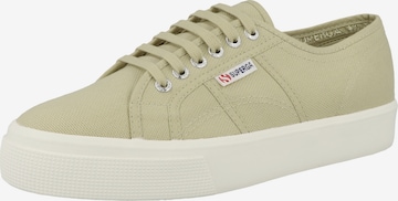 Baskets basses ' 2730' SUPERGA en vert : devant