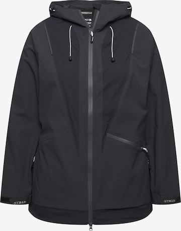 Ulla Popken Funktionsjacke in Schwarz: Vorderseite