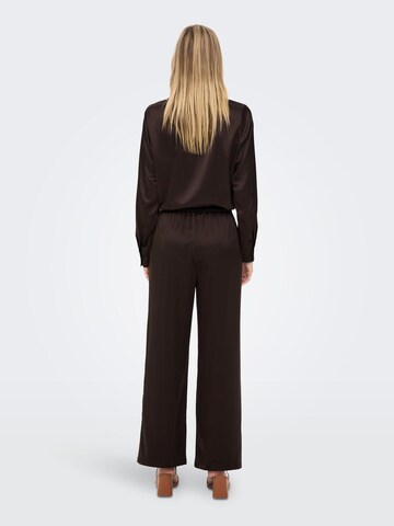 ONLY Loose fit Trousers in Brown