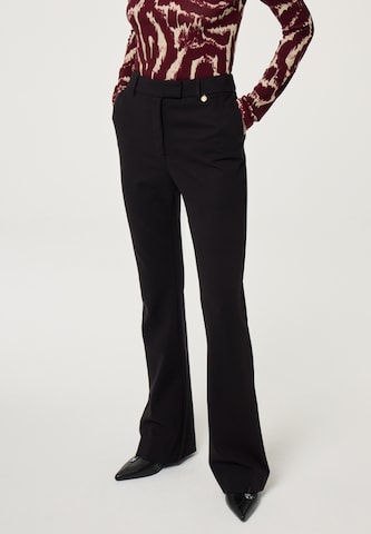évasé Pantalon Fabienne Chapot en noir : devant