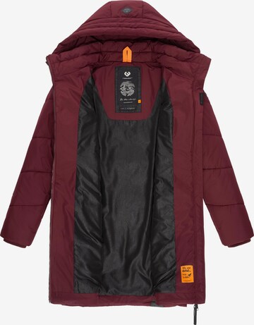 Ragwear Winter coat 'Novista' in Red