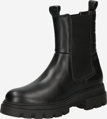 s.Oliver Chelsea boots i svart: framsida