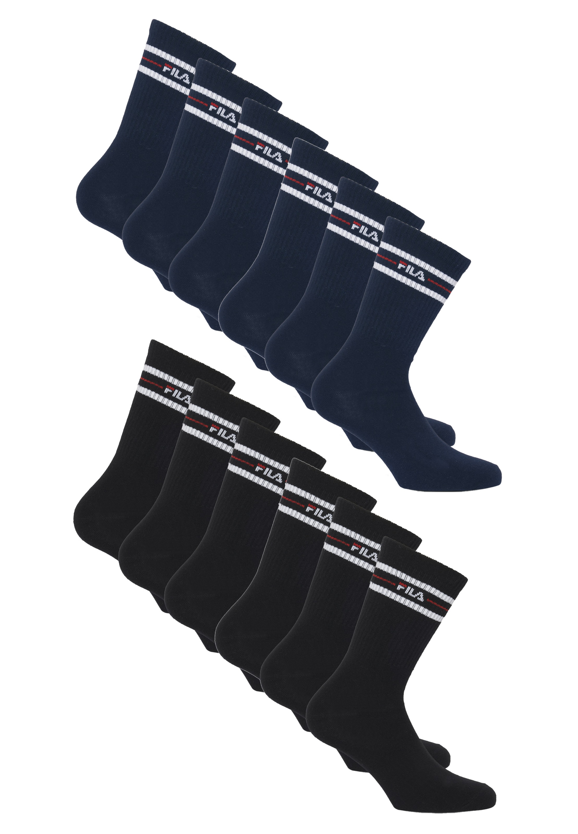 FILA Socks in Blue: front