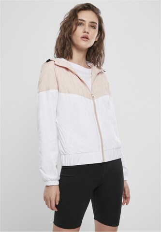 Urban Classics Between-season jacket 'Arrow Windbreaker' in White