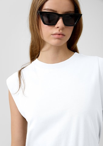 T-shirt QS en blanc