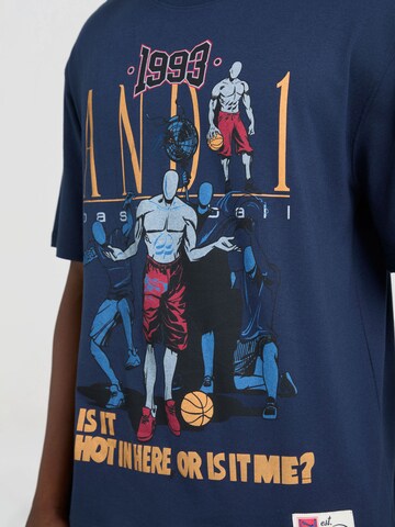 AND1 - Camiseta en azul