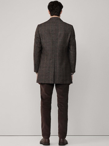 Cappotto di mezza stagione 'Country Check' di Hackett London in marrone