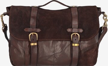 Campomaggi Document Bag in Brown: front