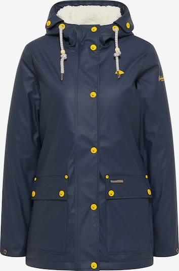Schmuddelwedda Performance Jacket in marine blue / Yellow / Wool white, Item view