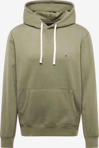 TOMMY HILFIGER Свитшот 'ESSENTIAL' в Зеленый: спереди
