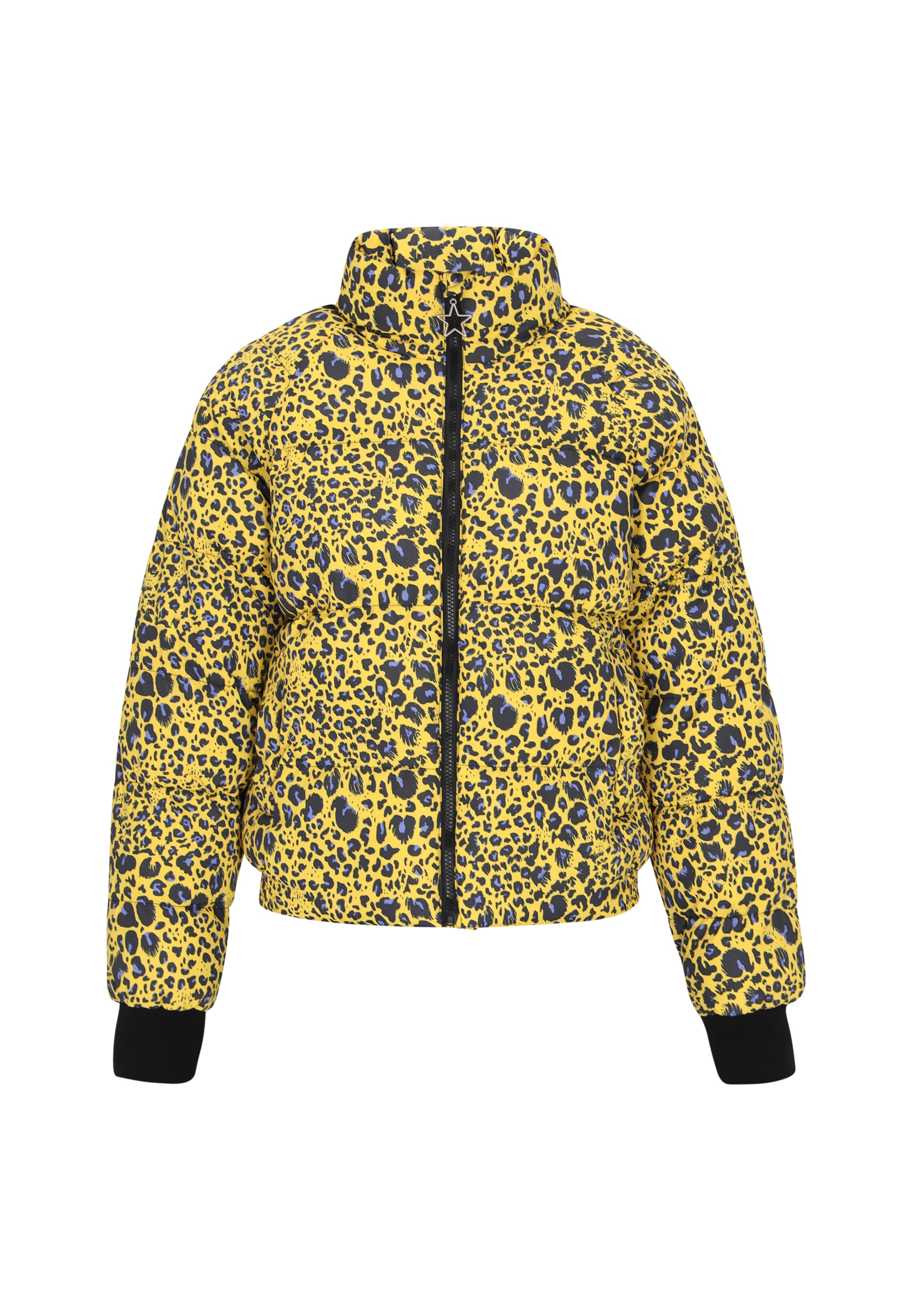 myMo ROCKS Χειμερινό μπουφάν σε κίτρινο: μπροστά