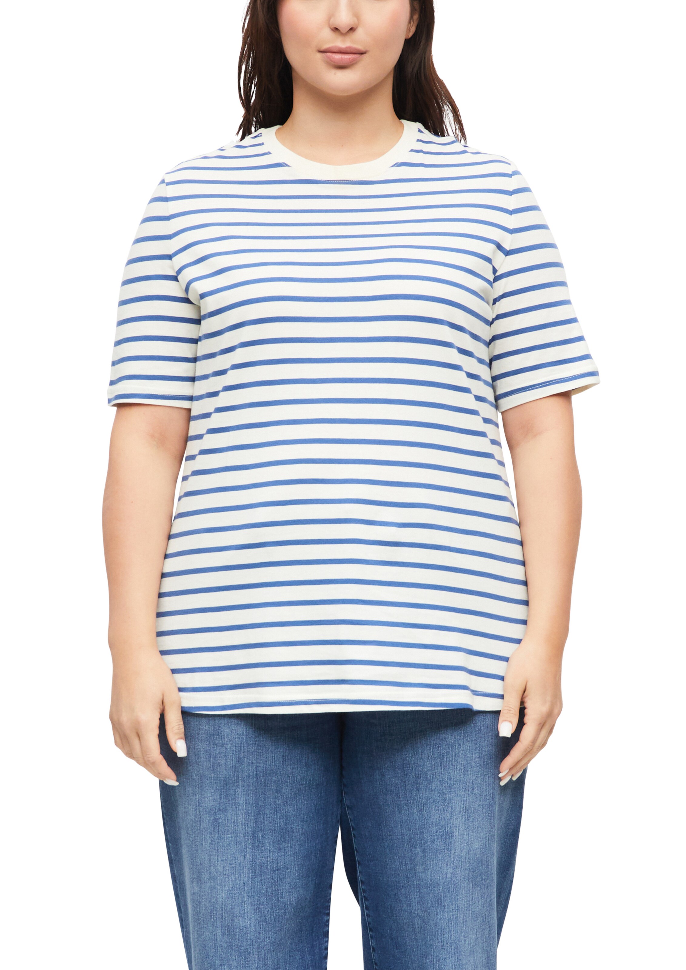 T-shirt s.Oliver CURVE en bleu