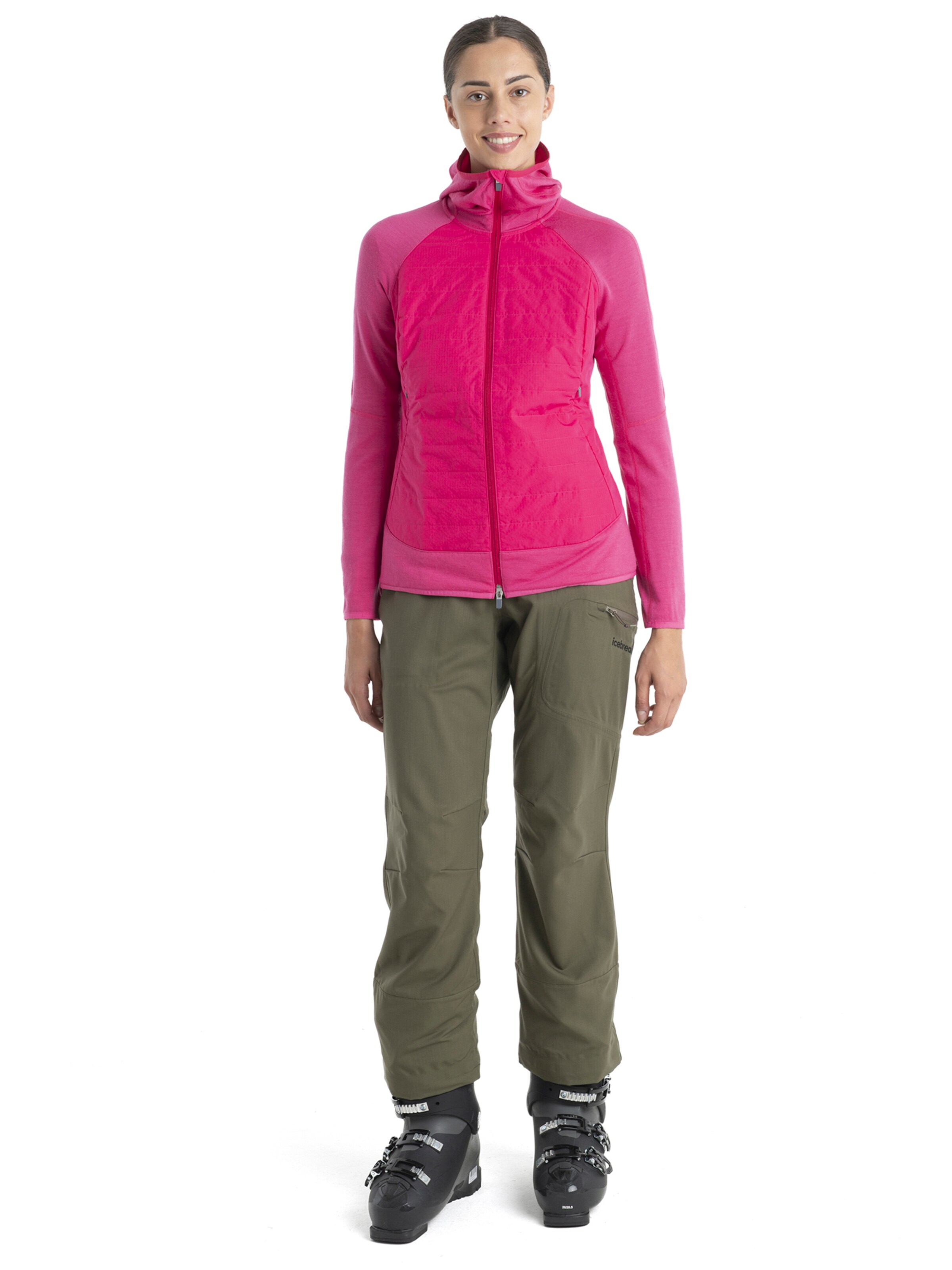 ICEBREAKEROutdoor jakna 'Quantum Hybrid' - roza boja