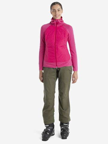 ICEBREAKER Jacke 'Quantum Hybrid' in Pink