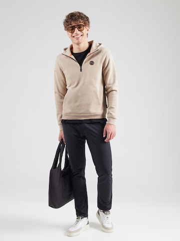 NAPAPIJRI Sweatshirt 'B-BADGE' in Beige