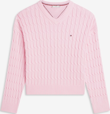 TOMMY HILFIGER Pullover in Pink: Vorderseite