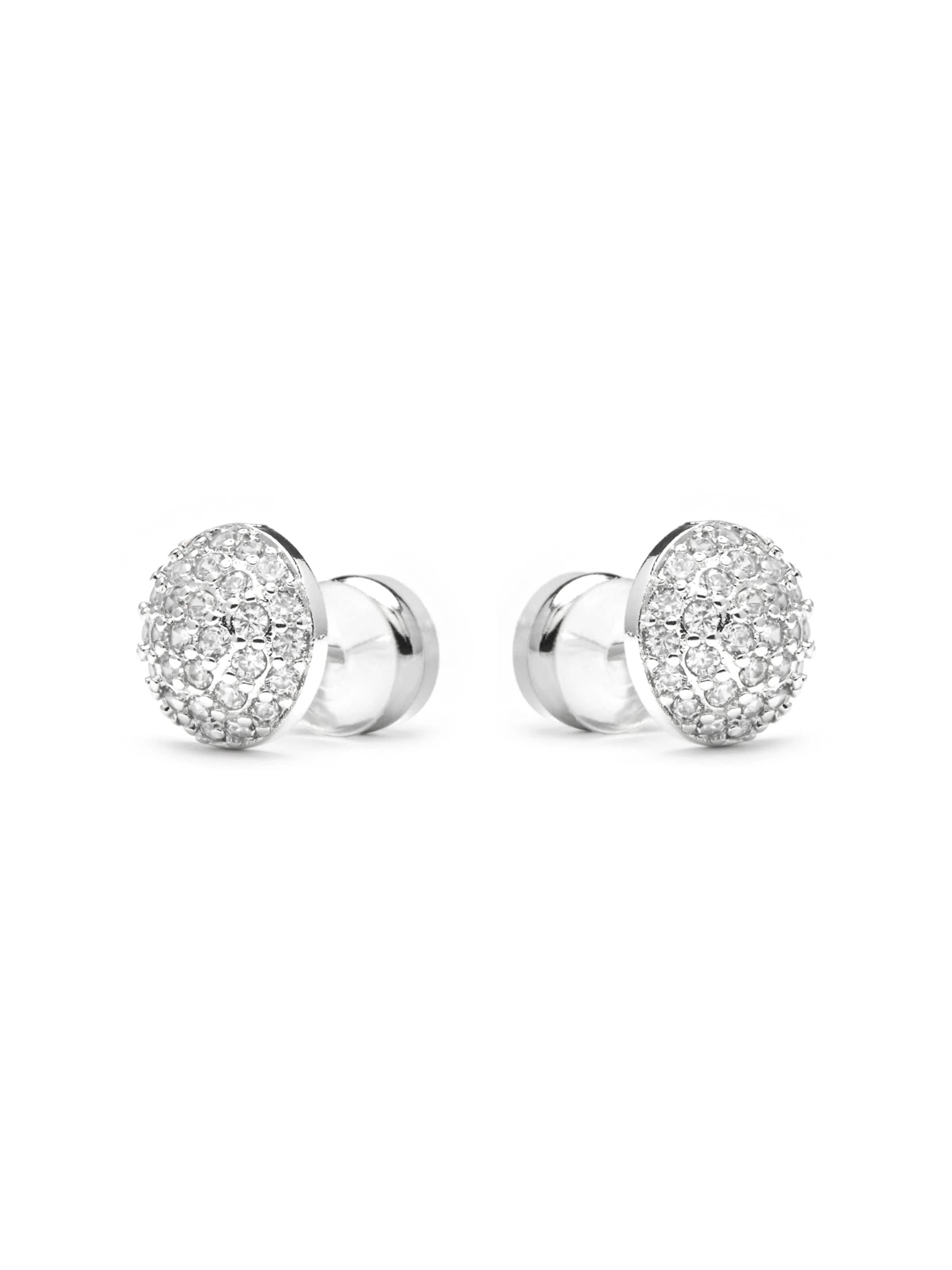 LUXBYLUX Earrings in Silver: front