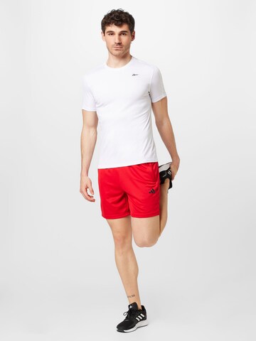 ADIDAS PERFORMANCE Normalny krój Spodnie sportowe 'Train Essentials All Set' w kolorze czerwony