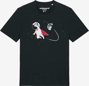T-Shirt 'Superastronaut' Watapparel en noir : devant